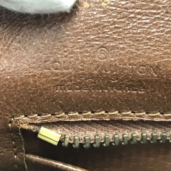 Louis Vuitton Vintage Monogram Large Weekend GM Tote Brown Canvas 1980's - Picture 6 of 11